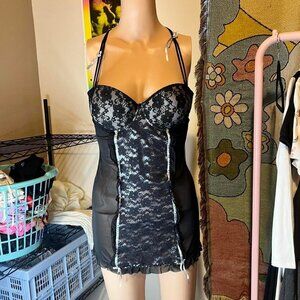 Hot Kiss Mall Goth Lingerie Mini Dress